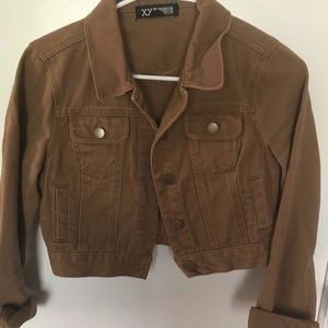 Forever 21 cropped denim jacket